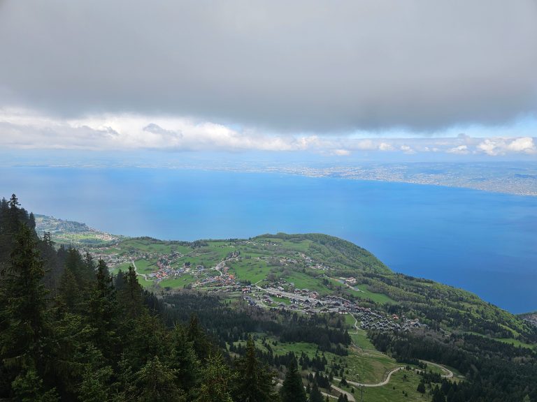 Tour du Lac Léman en Trail - La Vue Panoramique de la Crètes des Mémises