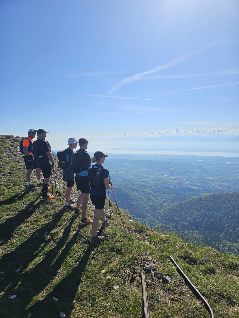 Vue panoramique sur le Lac Léman sur le Tour du Lac Léman en Trail